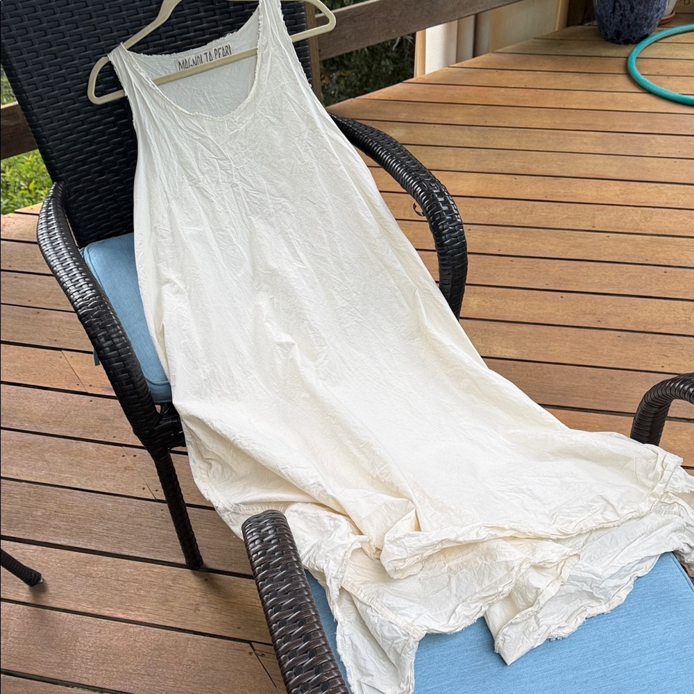 Magnolia Pearl poplin cotton maxi dress